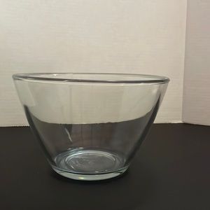 8” Anchor Hocking 2 Quart Clear Glass Mixing Bowl Bakeware Kitchen